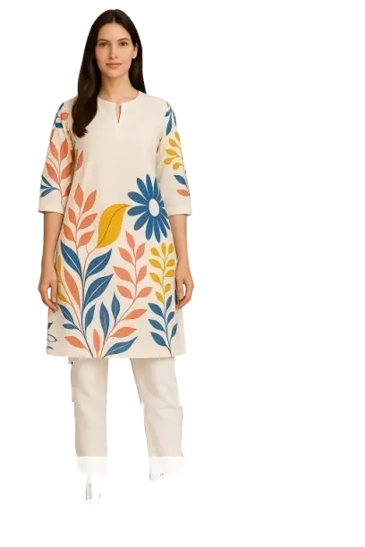 short kurti suit