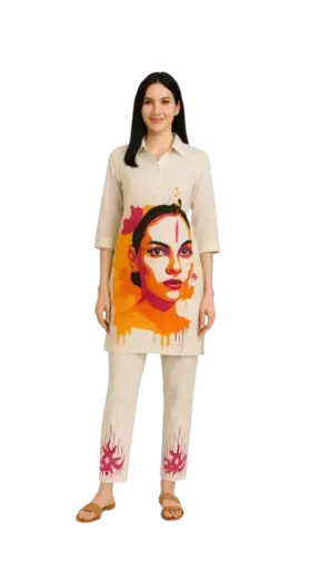 short kurti suit