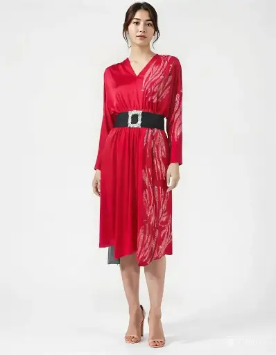 belted party wear middy